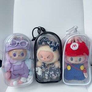 [$5 OFF when BUNDLE W/ any OUTFIT] Carrying Case for Labubu or any small doll